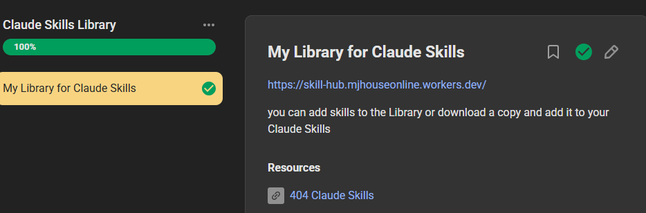 Claude Skills Library preview