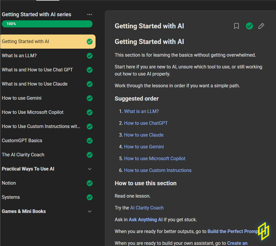 Getting Started With AI preview
