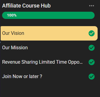 Affiliate Course Hub sneak peek