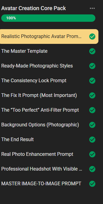 Avatar Creation Core Pack sneak peek